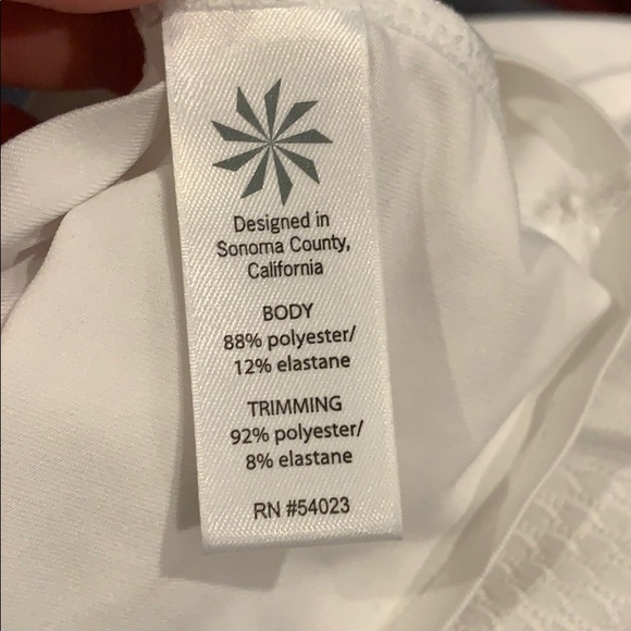 Athleta White Athletic T Shirt - Picture 5 of 5